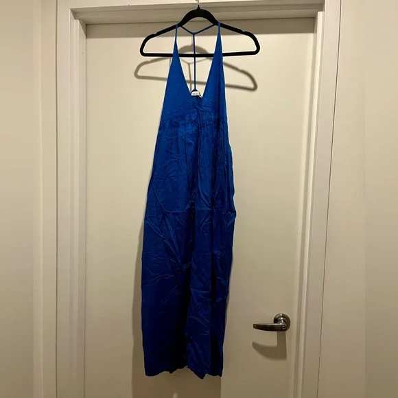 Anthropologie Lacausa Audra dress in cobalt. Size xs. - Picture 2 of 4